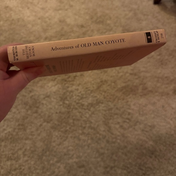 The Adventures of Old Man Coyote Bedtime Story Books GUC 1944 Burgess Vintage - Picture 6 of 10
